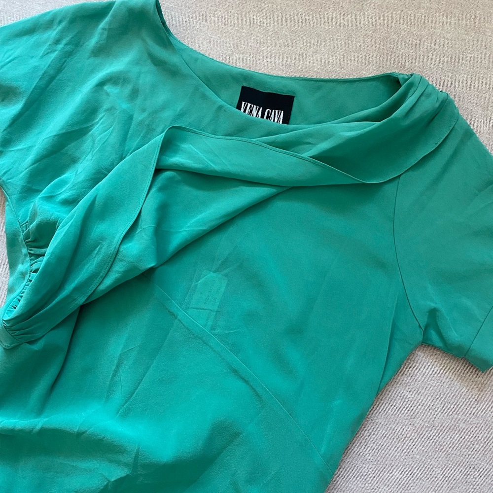 Vena Cava NWT green silk dress. - Picture 5 of 11